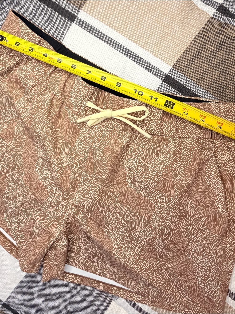 Women's Brown Dot Club Shorts - Picture 4 of 7
